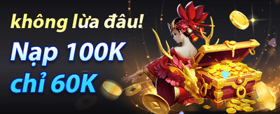 Nhận thưởng nạp lần đầu 100% banner